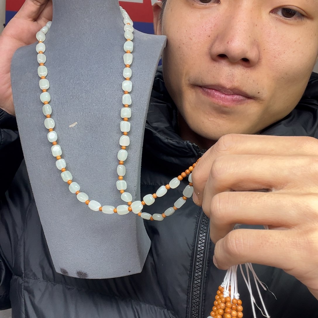 和田玉颈饰未镶嵌多样性钢板料链子货头