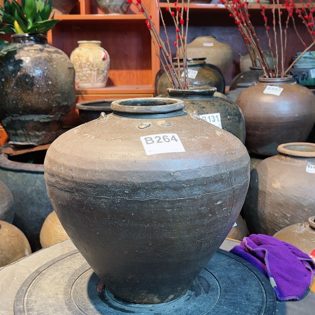 恩*?翔宇老物件老陶罐b264