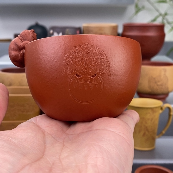 紫砂茶杯宜兴主人杯