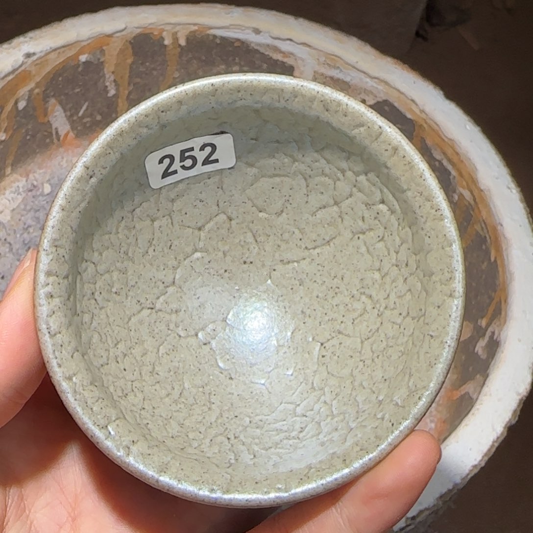 茶盏龙窑柴烧原矿原釉252