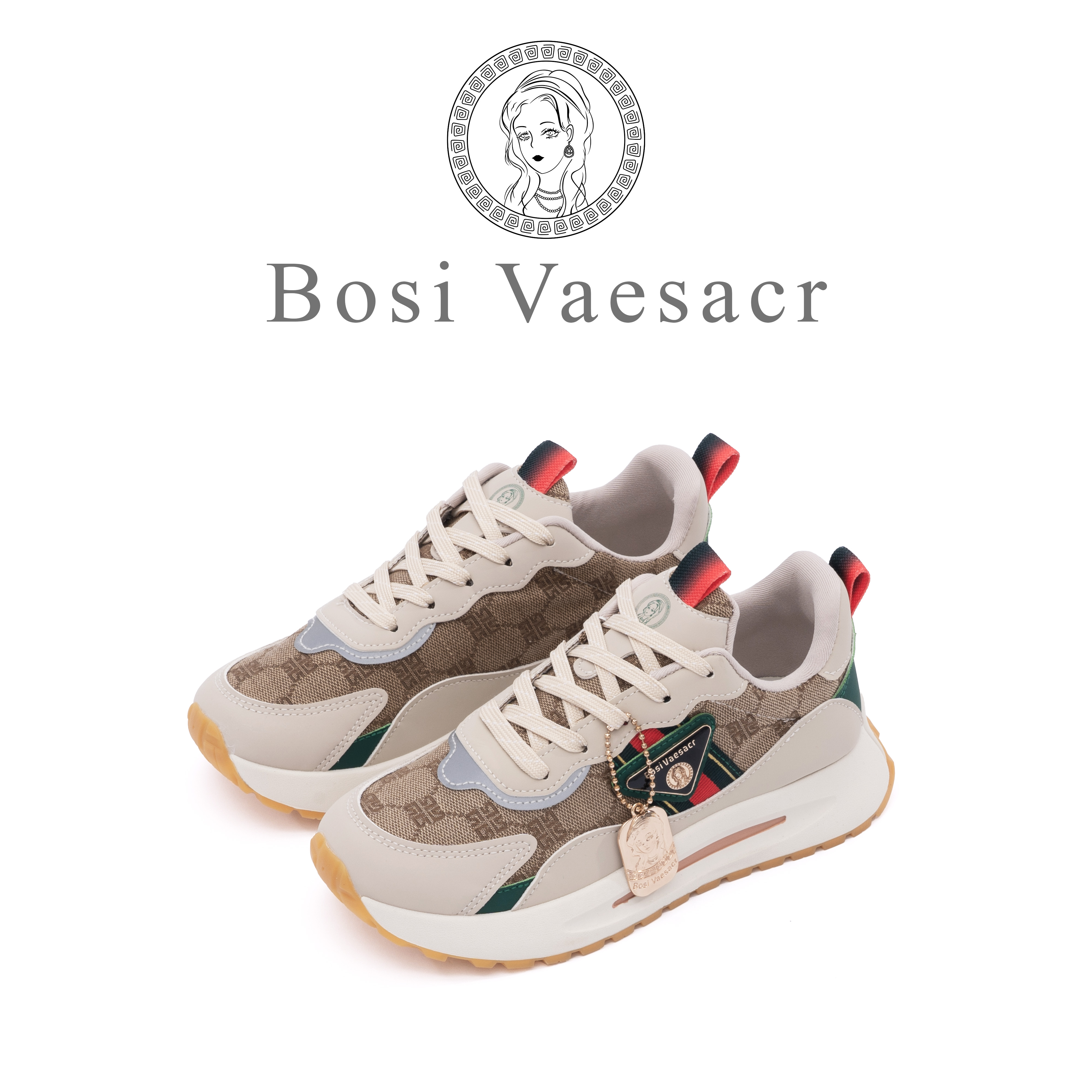 皇家黑金拉达Bosi Vaesacr波斯瓦萨奇时尚休闲鞋礼盒装（赠送鞋垫）