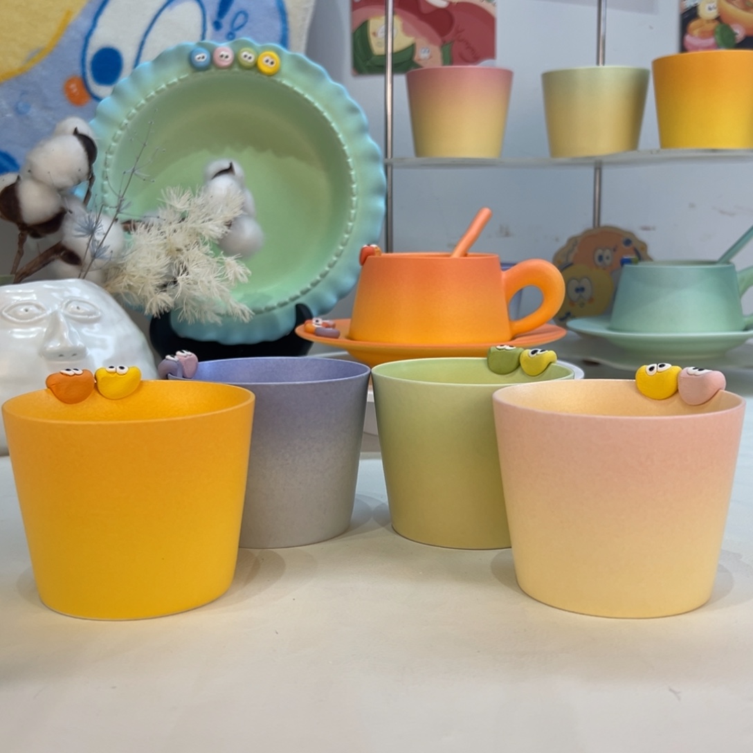 陶摆件猪口杯 价格162