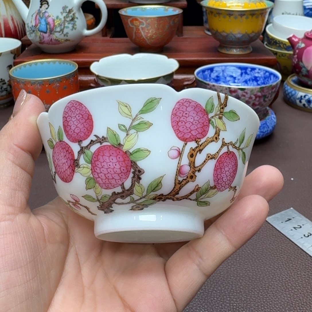 瓷片景德镇仿古手工制作精品展示