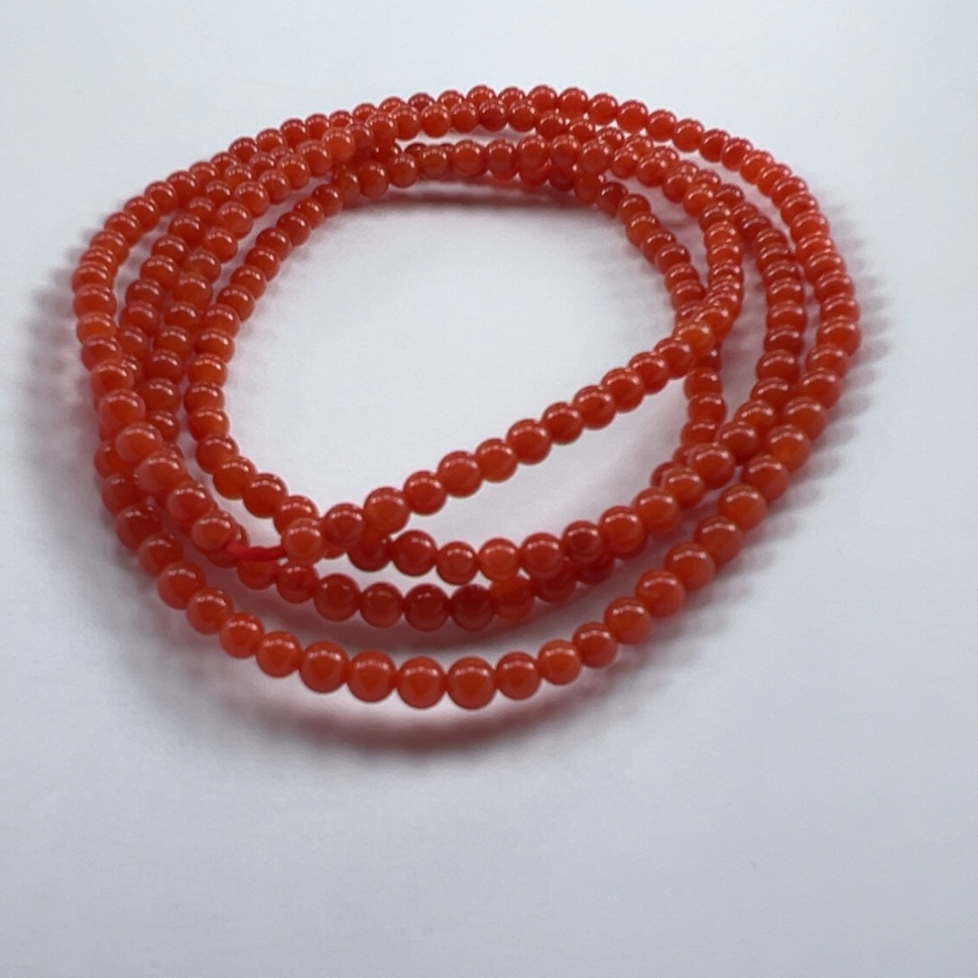 南红玛瑙珠串未镶嵌