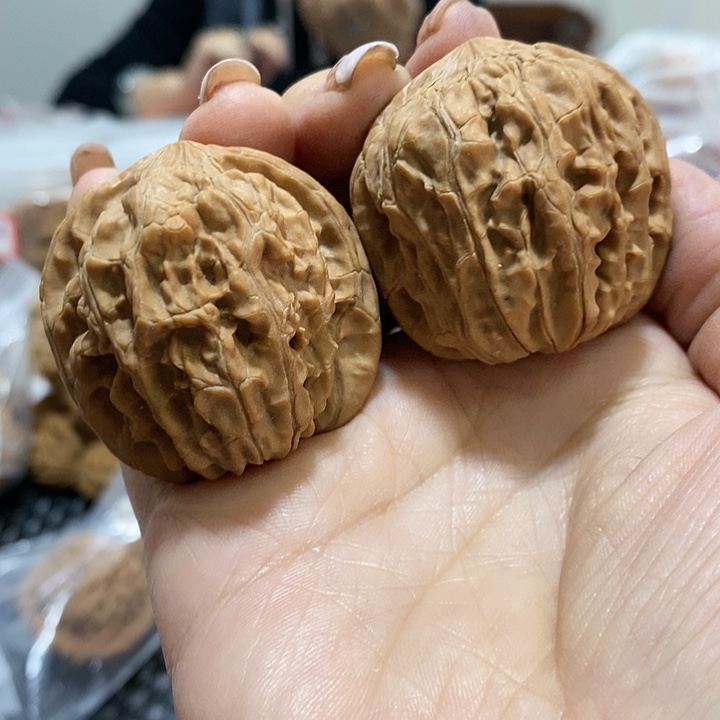 文玩核桃吊坠40mm巴蕉扇修