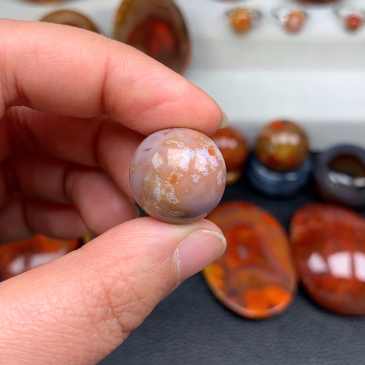 玛瑙/玉髓合金颈饰