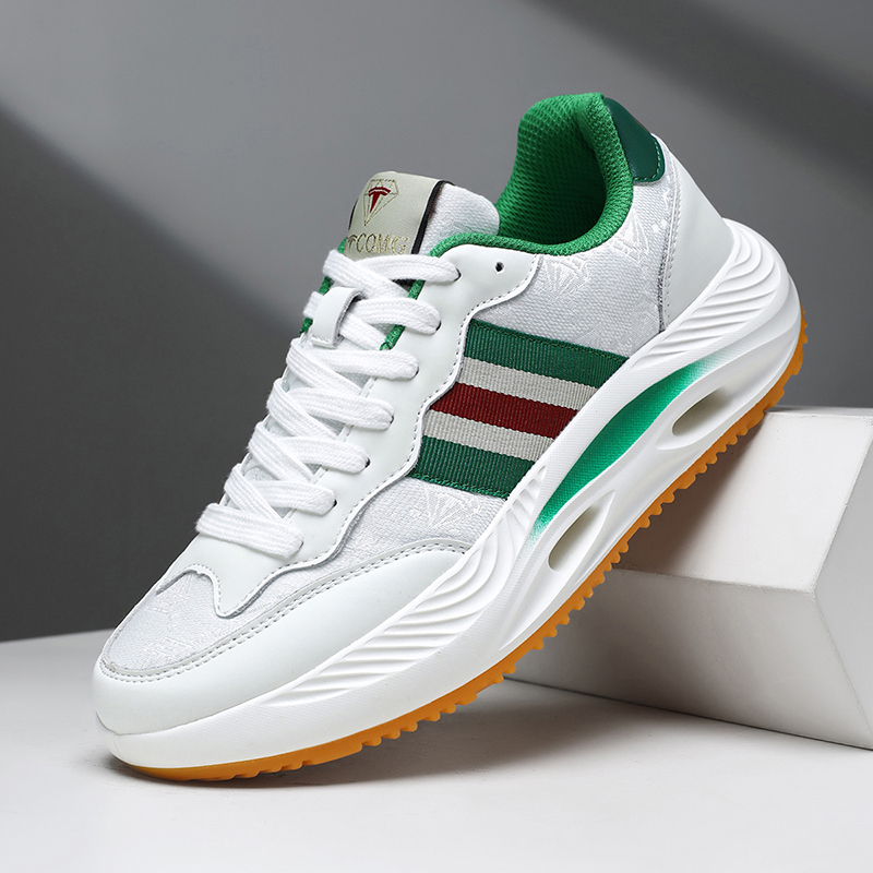 潮流跑步鞋厚底百搭夏季韩版男鞋复古透气固特异男士时尚休闲男鞋