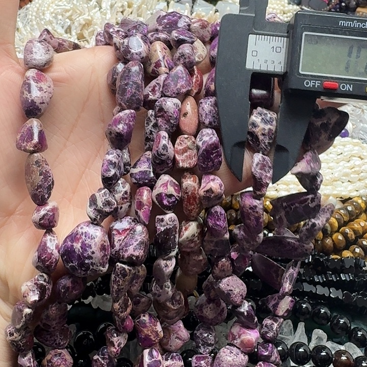 玛瑙/玉髓未镶嵌珠宝半成品一条10mm帝王石