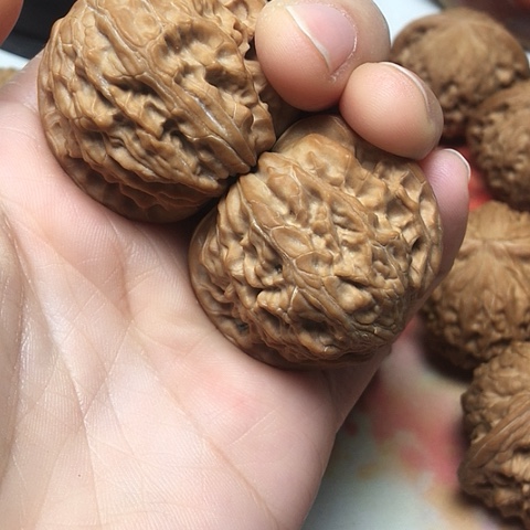 把件文玩核桃磨盘狮子头