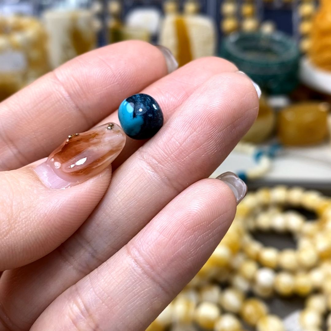 未镶嵌绿松石绿松石?*头老型