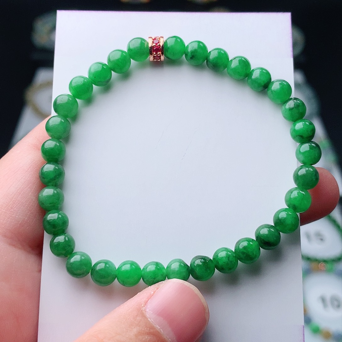 翡翠手串未镶嵌翡翠3号