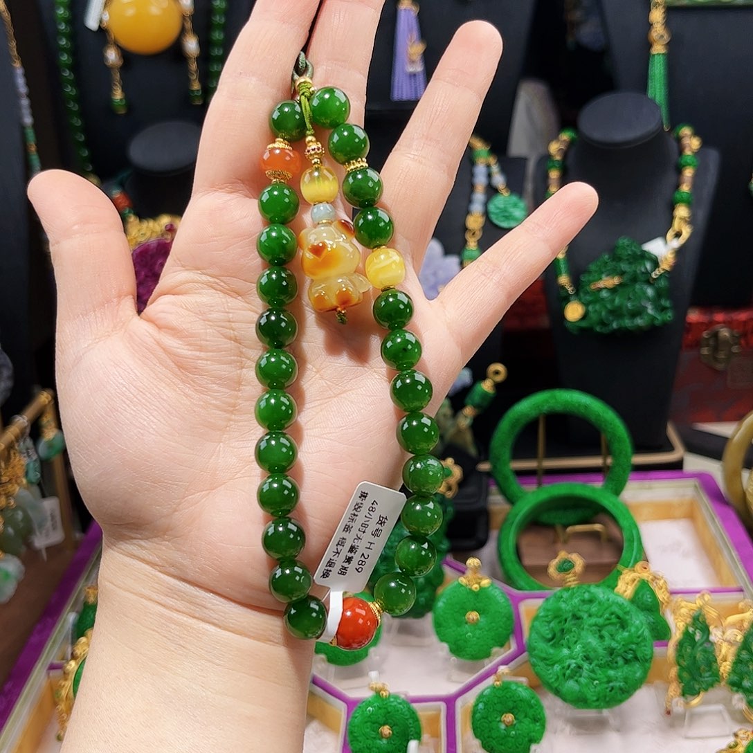 【闪购商品】和田玉（碧玉）手链未镶嵌 福利