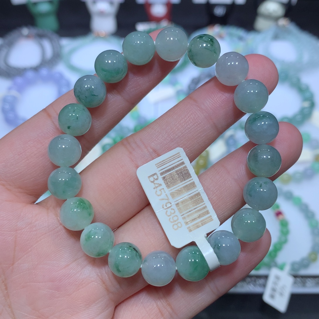 翡翠未镶嵌手串天然
