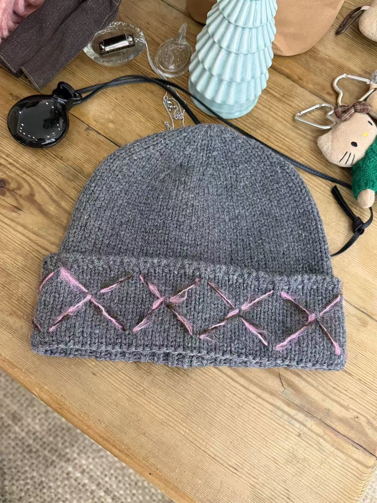 韩国东大门正品女装时尚针织帽子121025（NO退NO换）