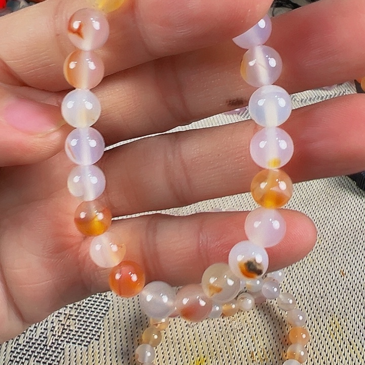 玛瑙/玉髓未镶嵌手链