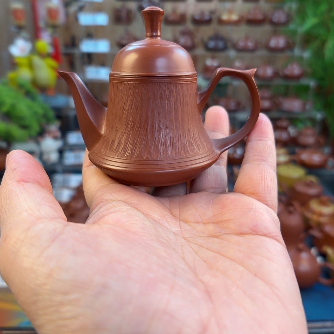 该***就茶壶朱泥朱泥茶壶微瑕凤鸣70