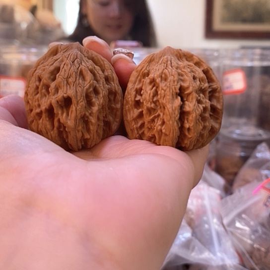 文玩核桃吊坠41麦虎尖有伤