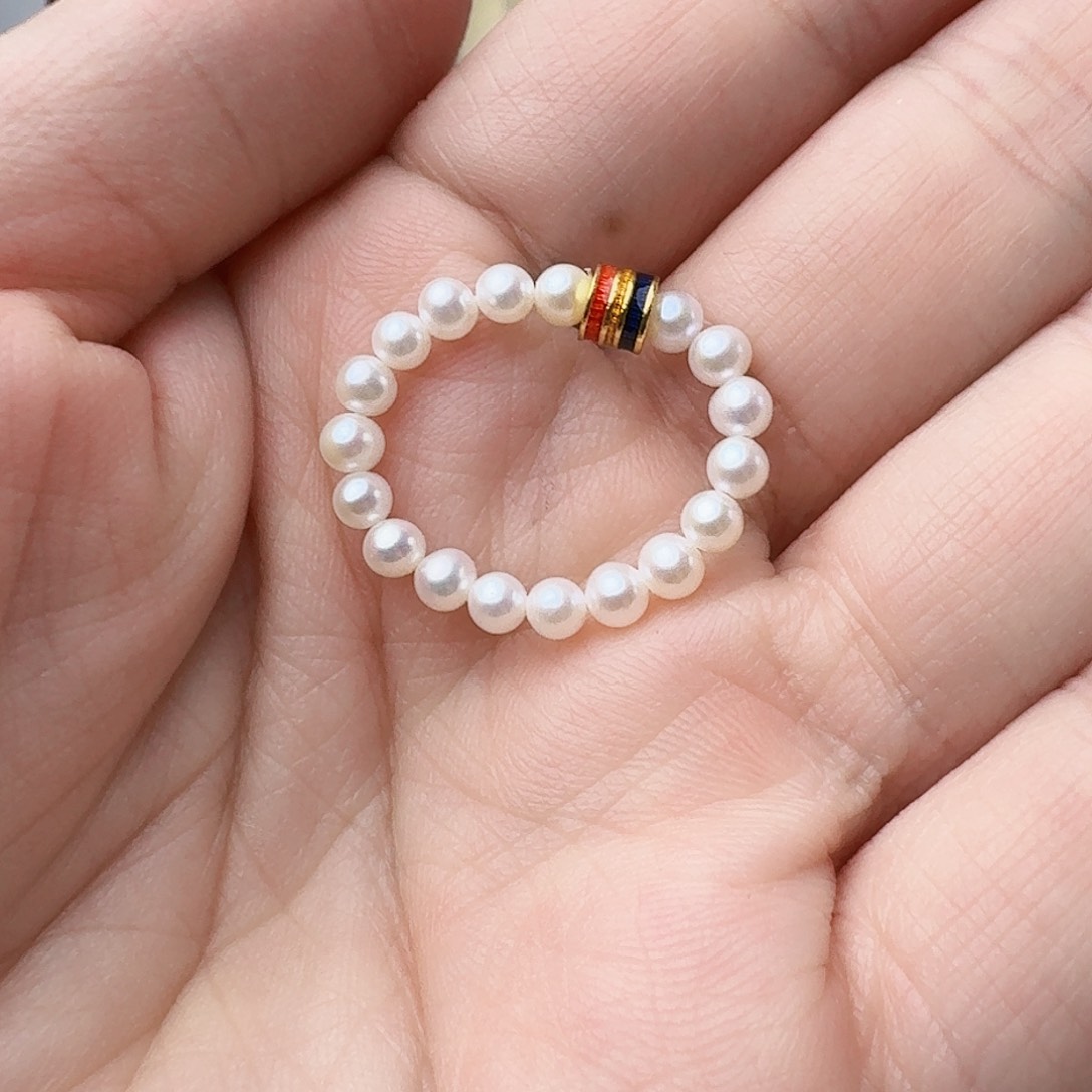 淡水珍珠颈饰银S925镶嵌