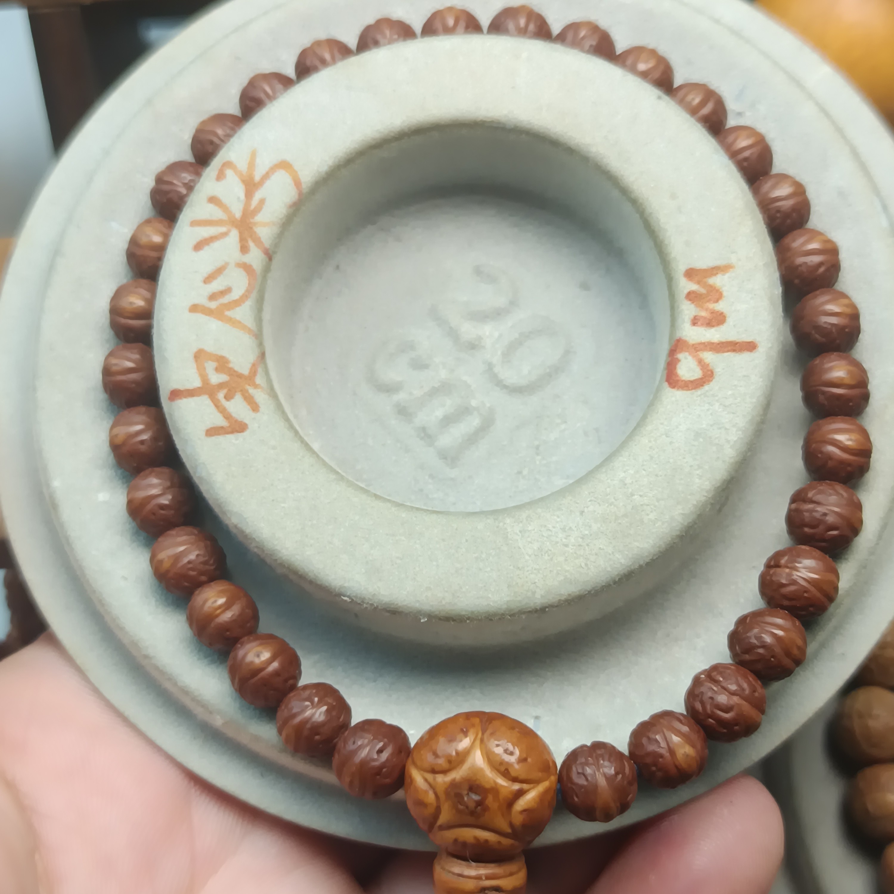 7mm凤眼菩提酸枣核雕刻