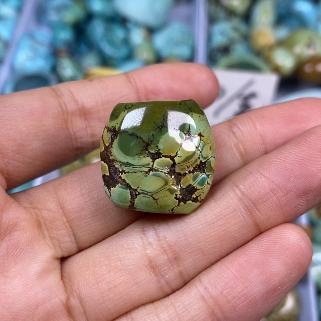 绿松石未镶嵌颈饰