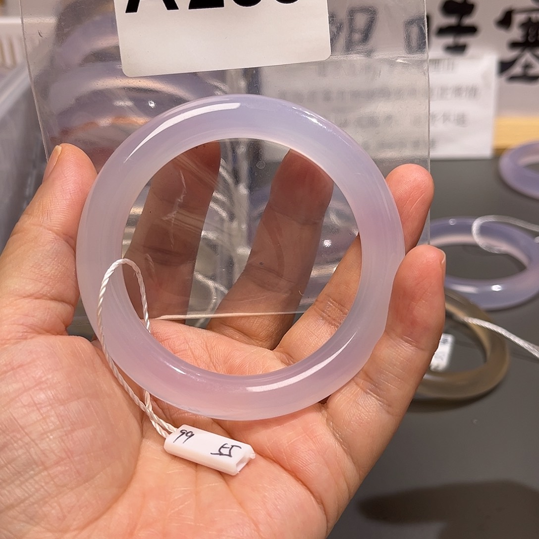 手镯玛瑙/玉髓未镶嵌桃***子55-253