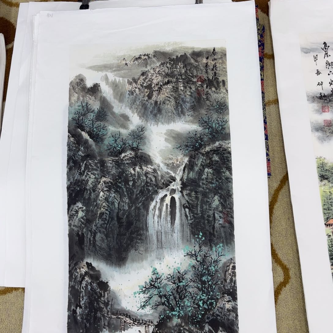 国画中***儿王安武3366。 李欣主播