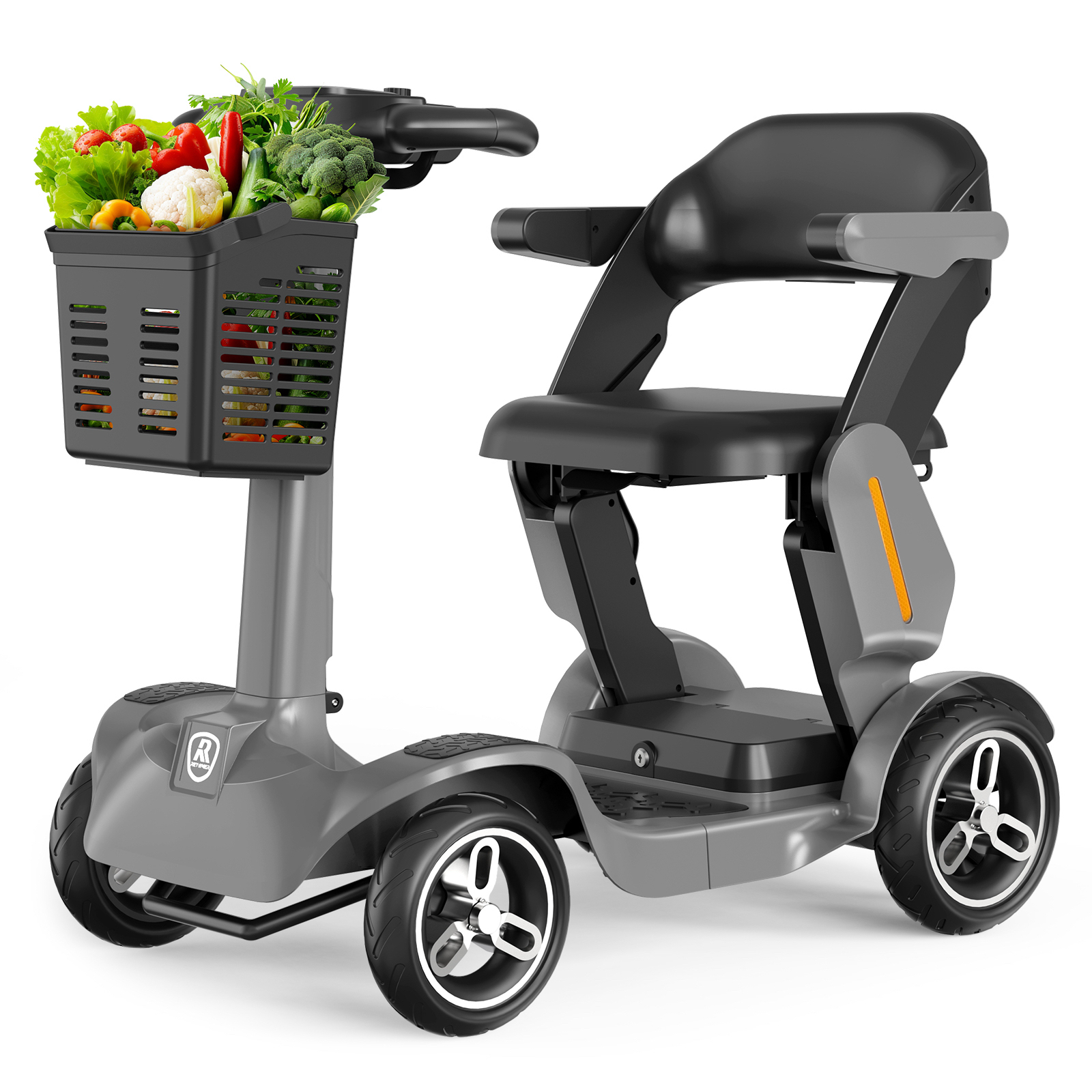 恰恰熊智能可折叠四轮老年人代步电动车方便实用适合家用