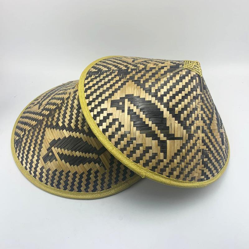 各种斗笠三条鱼斗笠 大沿草帽 墨西哥帽子劳保竹编帽子现货