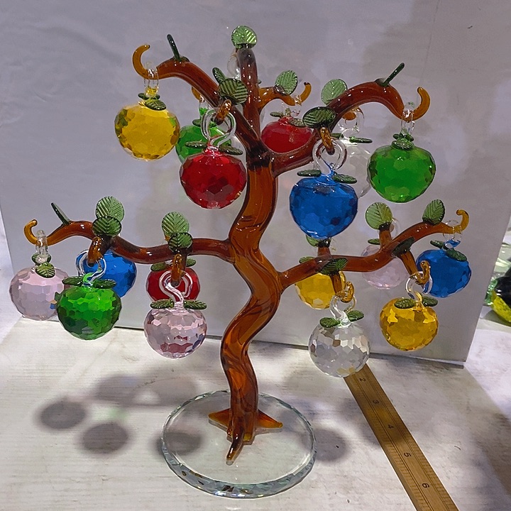 琉璃琉璃花瓶高31口31