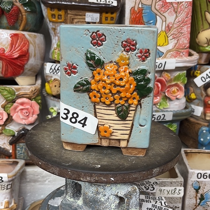 粗陶材质多肉花盆