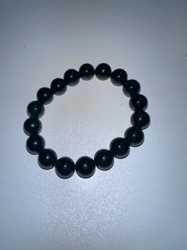 天然墨翠卡10mm手串（48h鉴赏期）