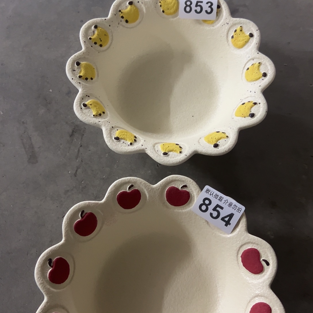 搪瓷正品香蕉苹果面碗一组