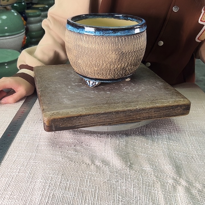 泳坤堂石湾花盆陶瓷