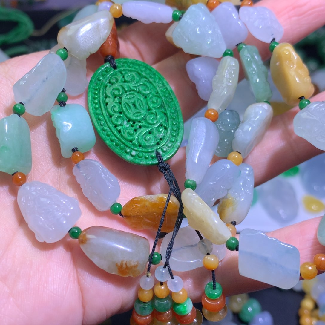 定制翡翠未镶嵌毛****吧啦