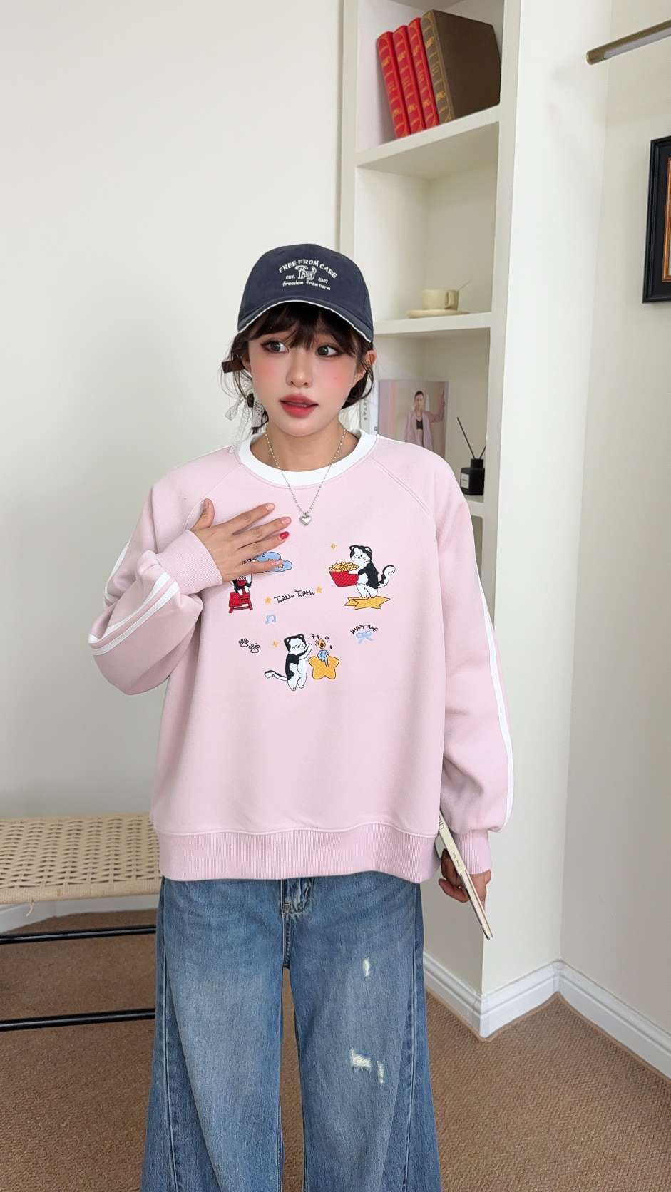 潮品汇专属2025秋季新款可爱甜美韩系ins风卫衣集合链接（701-800）