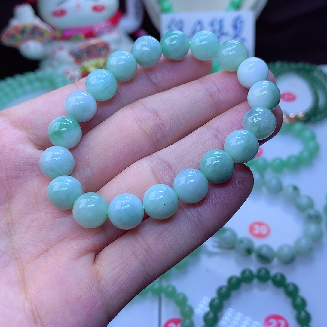 翡翠毛衣链未镶嵌