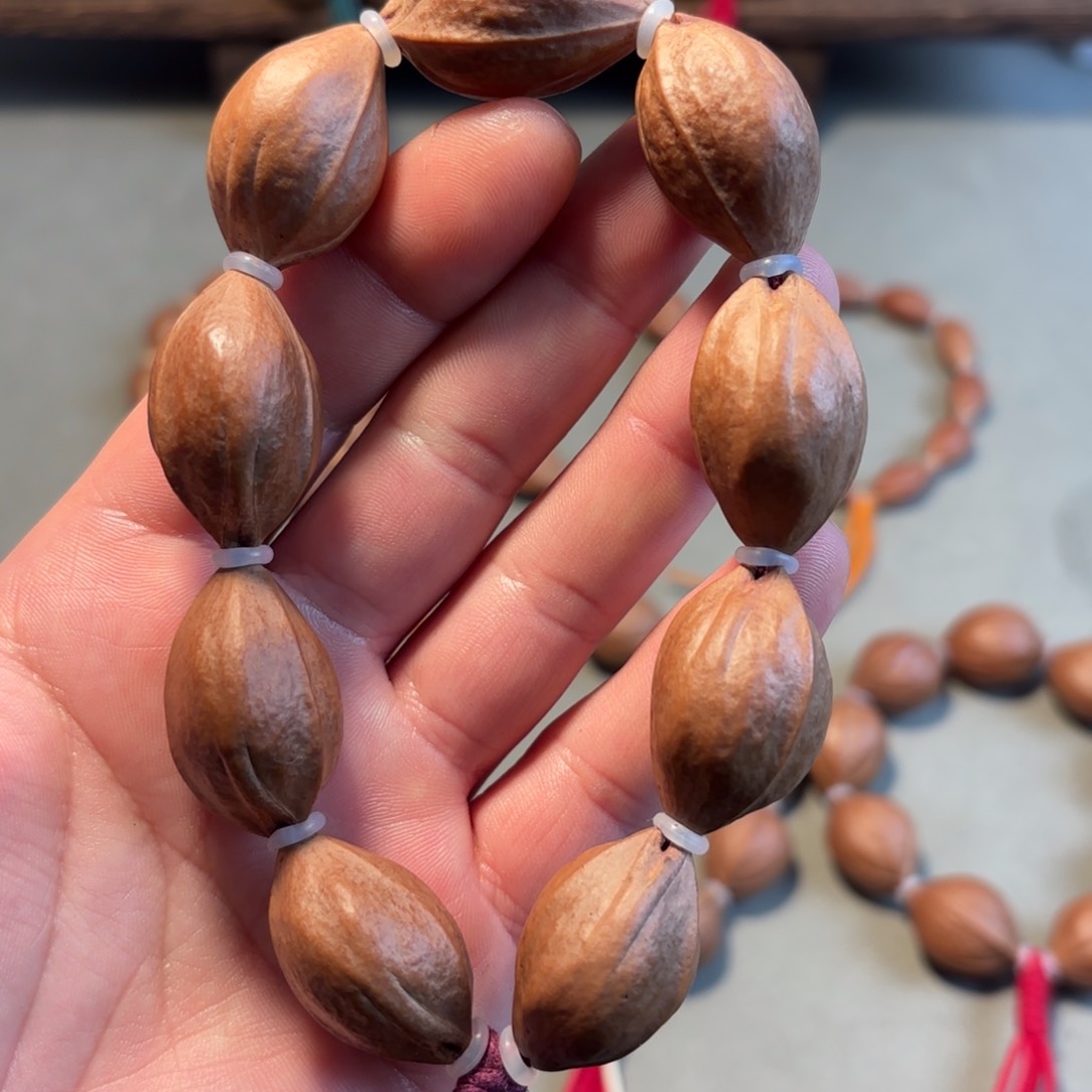 橄榄核手串/手链梅林铁核手串19×30长桩