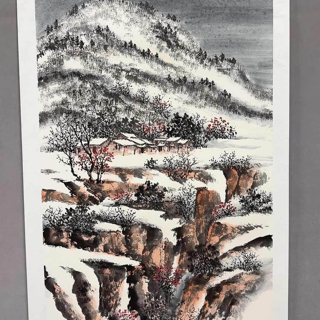 国画亲笔手绘放心去藏