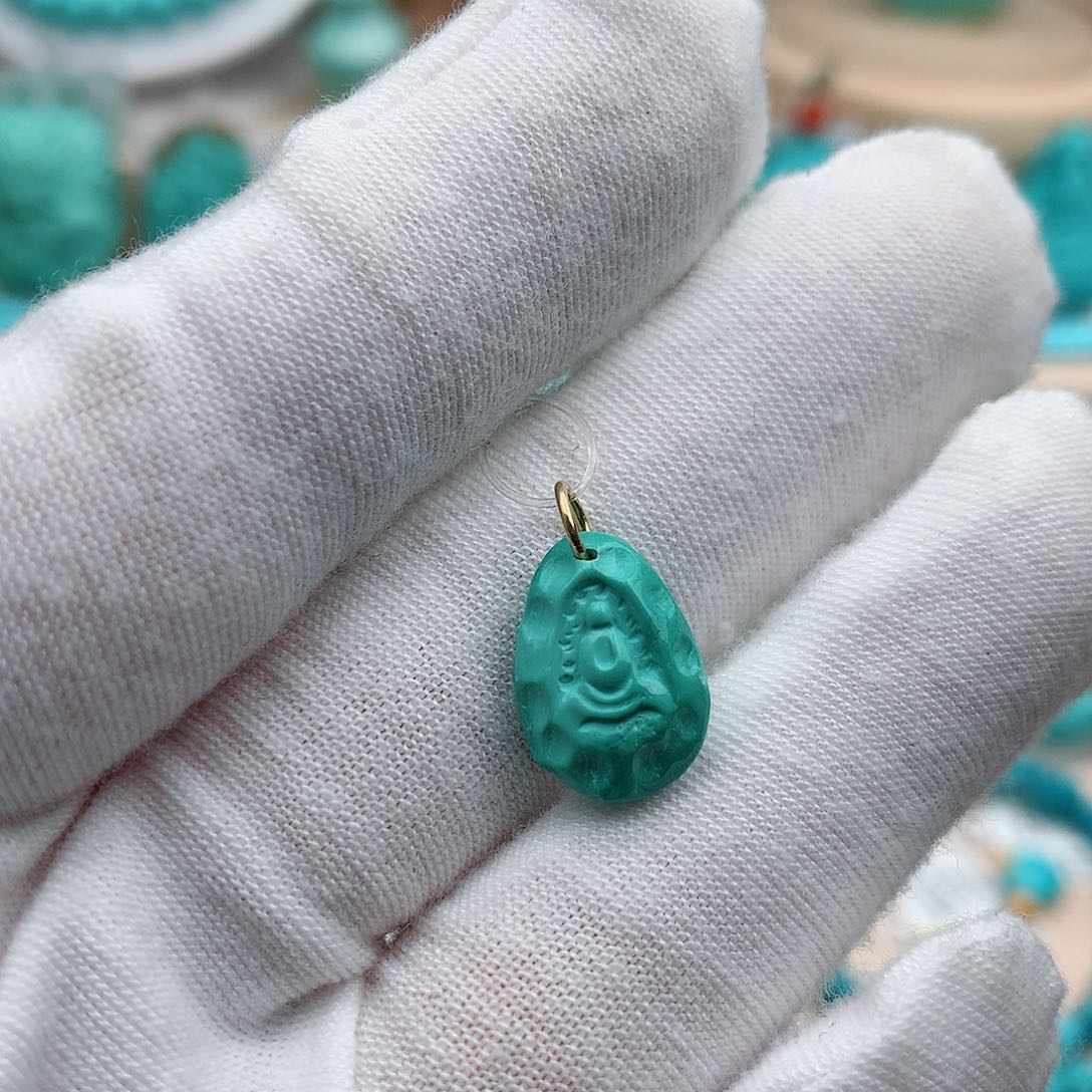 绿松石珠宝奇石未镶嵌