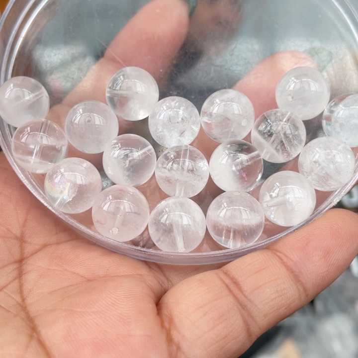 水晶手串未镶嵌11mm白幽灵单珠2多样性发其2