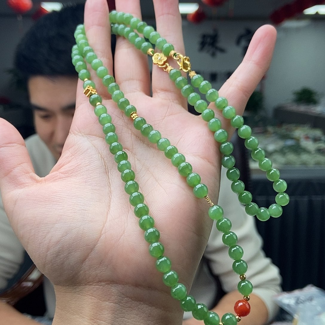 和田玉颜色多样性发拍一发一银S925镶嵌