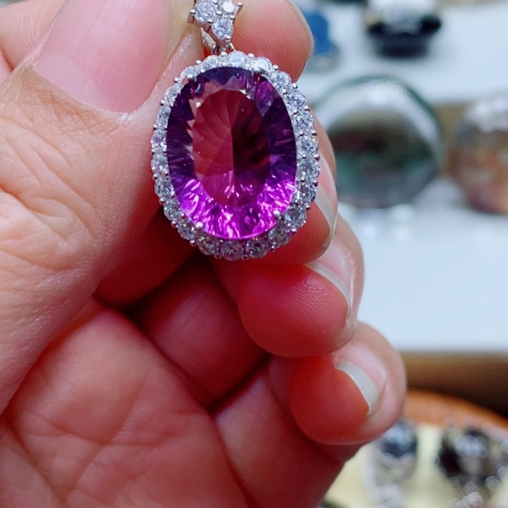 水晶颈饰未镶嵌水晶