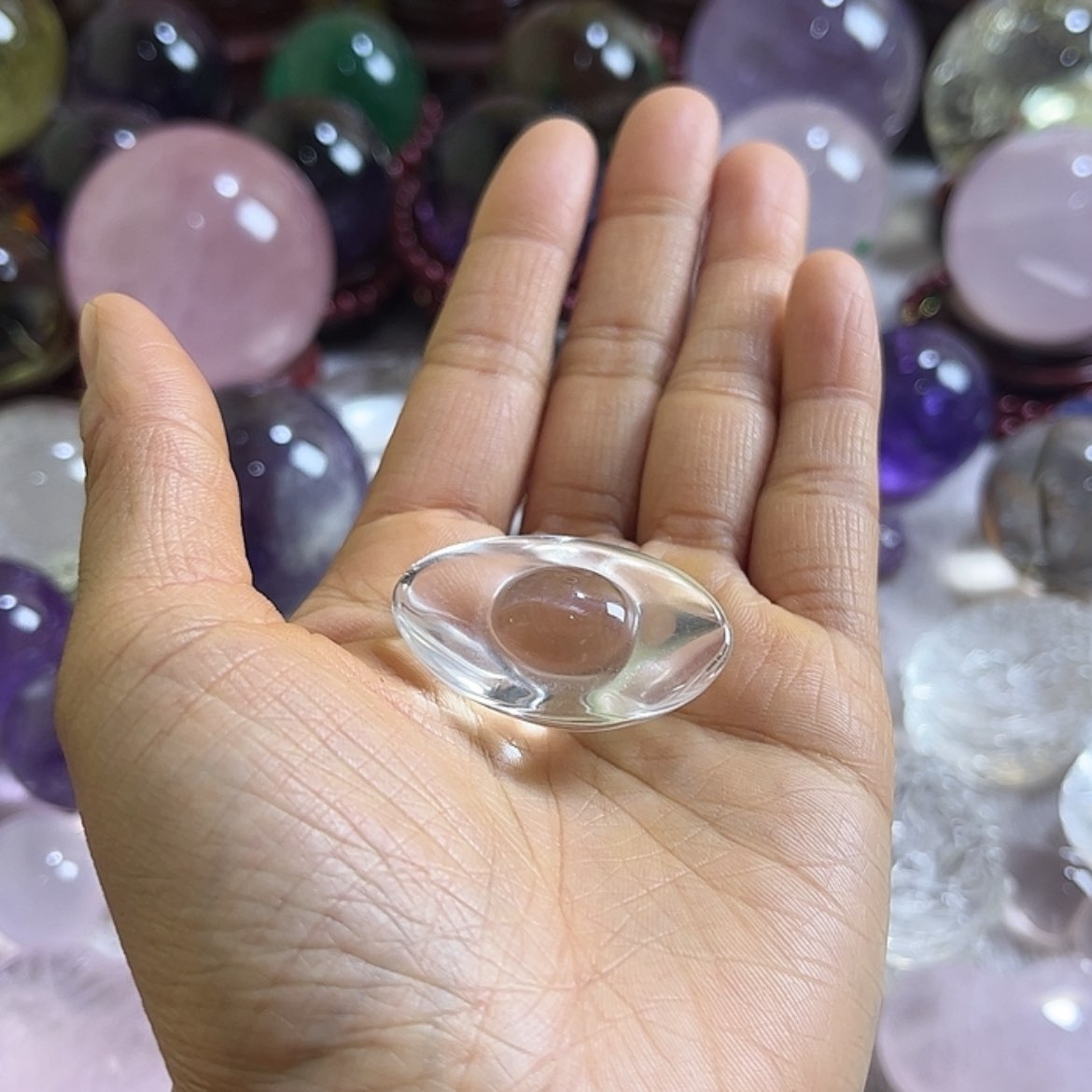 【闪购商品】水晶摆件元宝未镶嵌