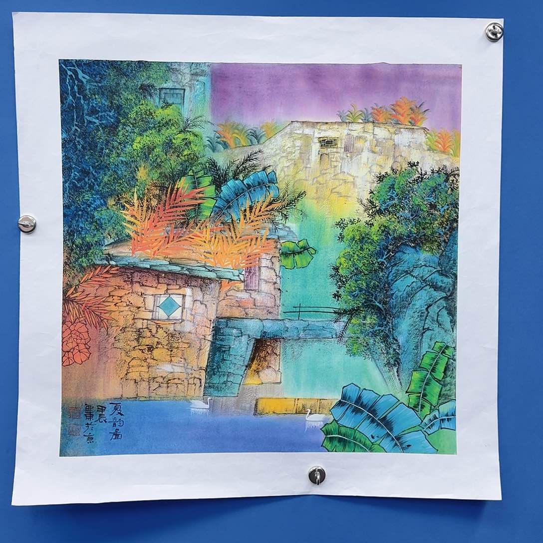 国画多次参加国内外大型