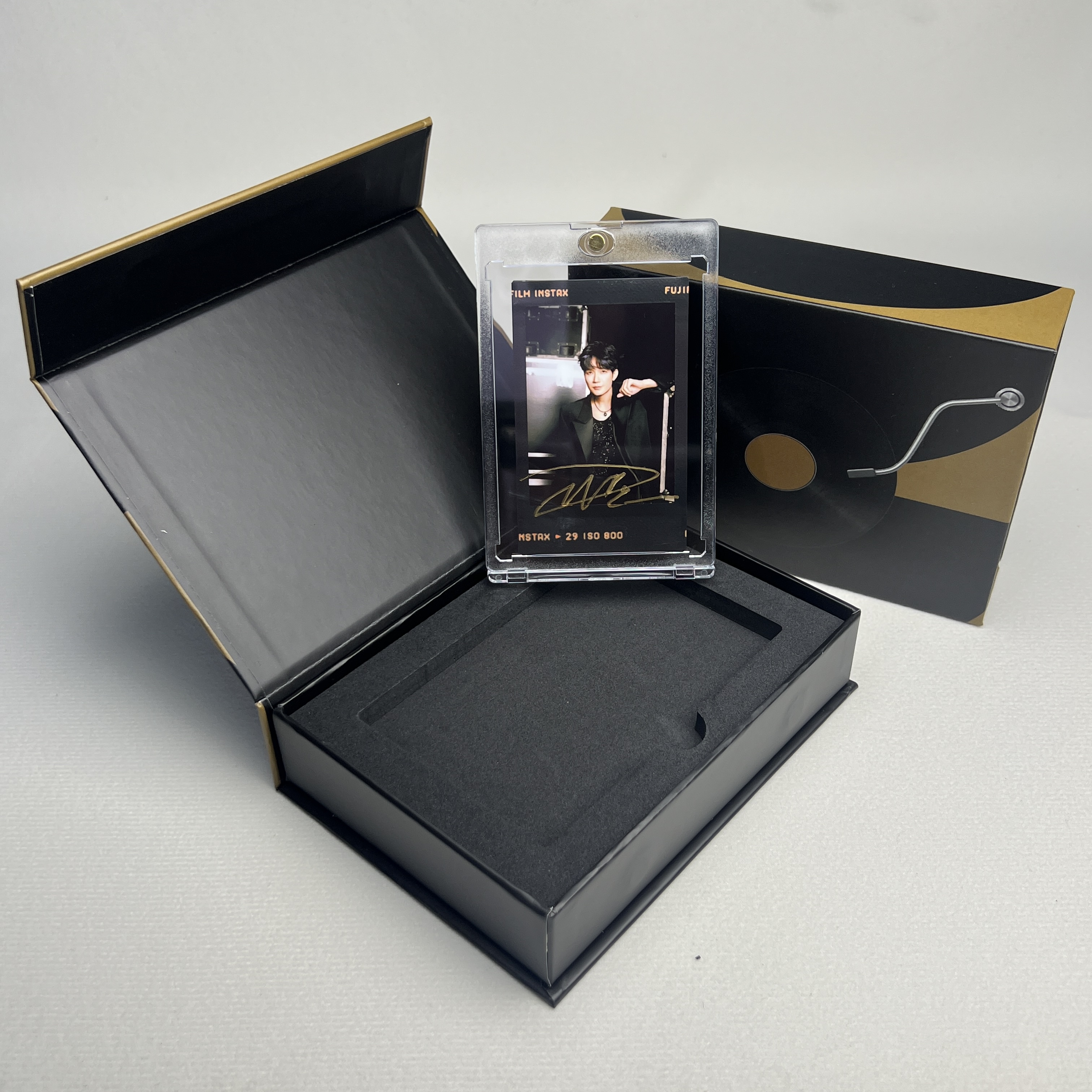 N4824陈楚生 签名正品拍立得照片 黑胶