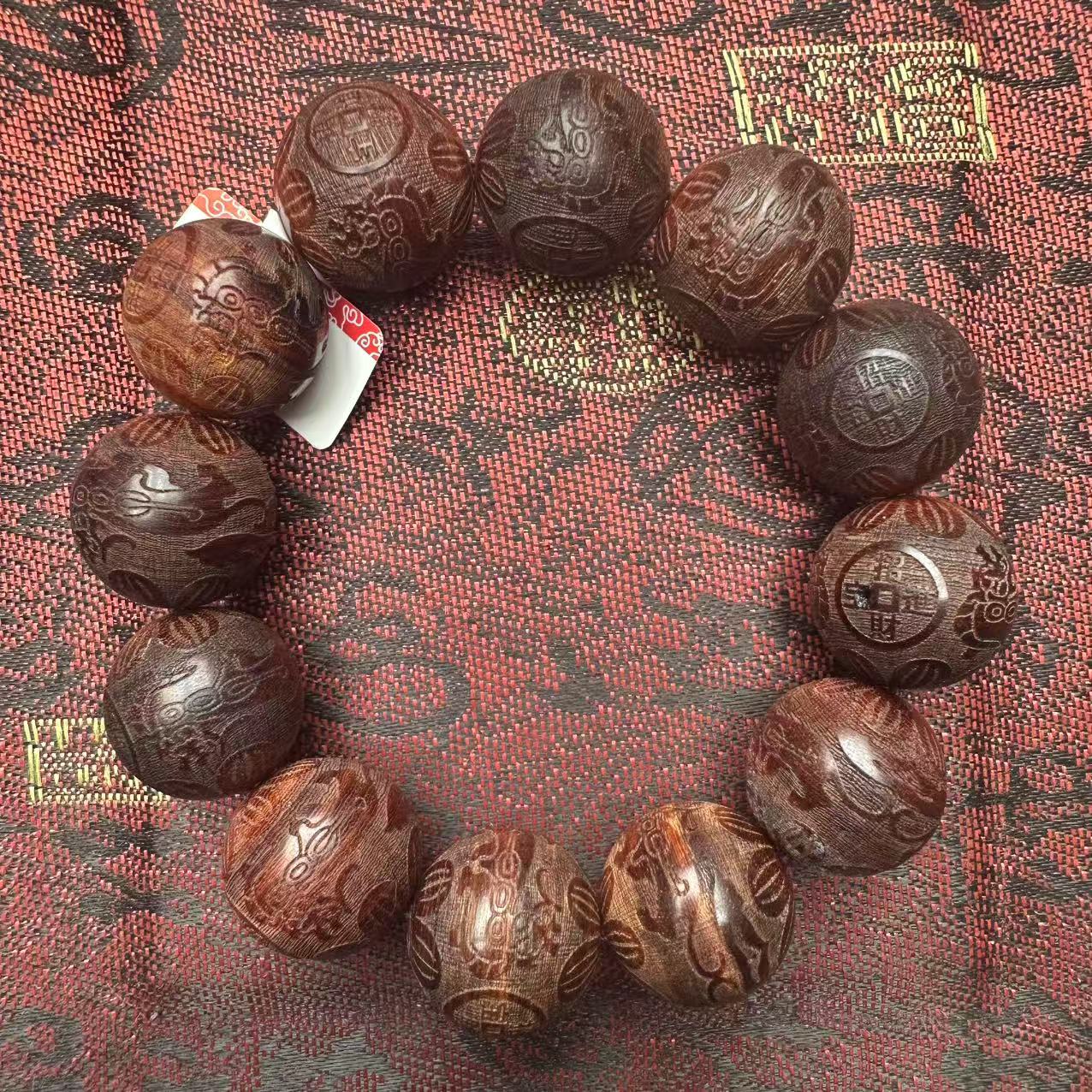 （开总文玩）天然沉香木串406