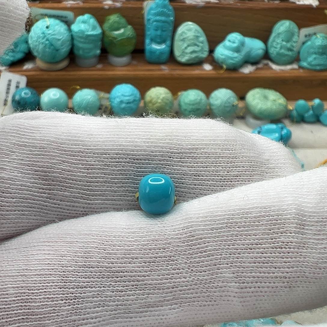 绿松石老型珠 未镶嵌