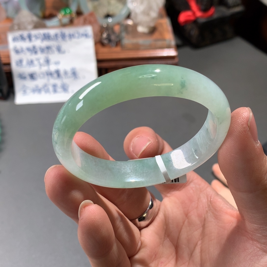 翡翠手镯未镶嵌52.5贵妃