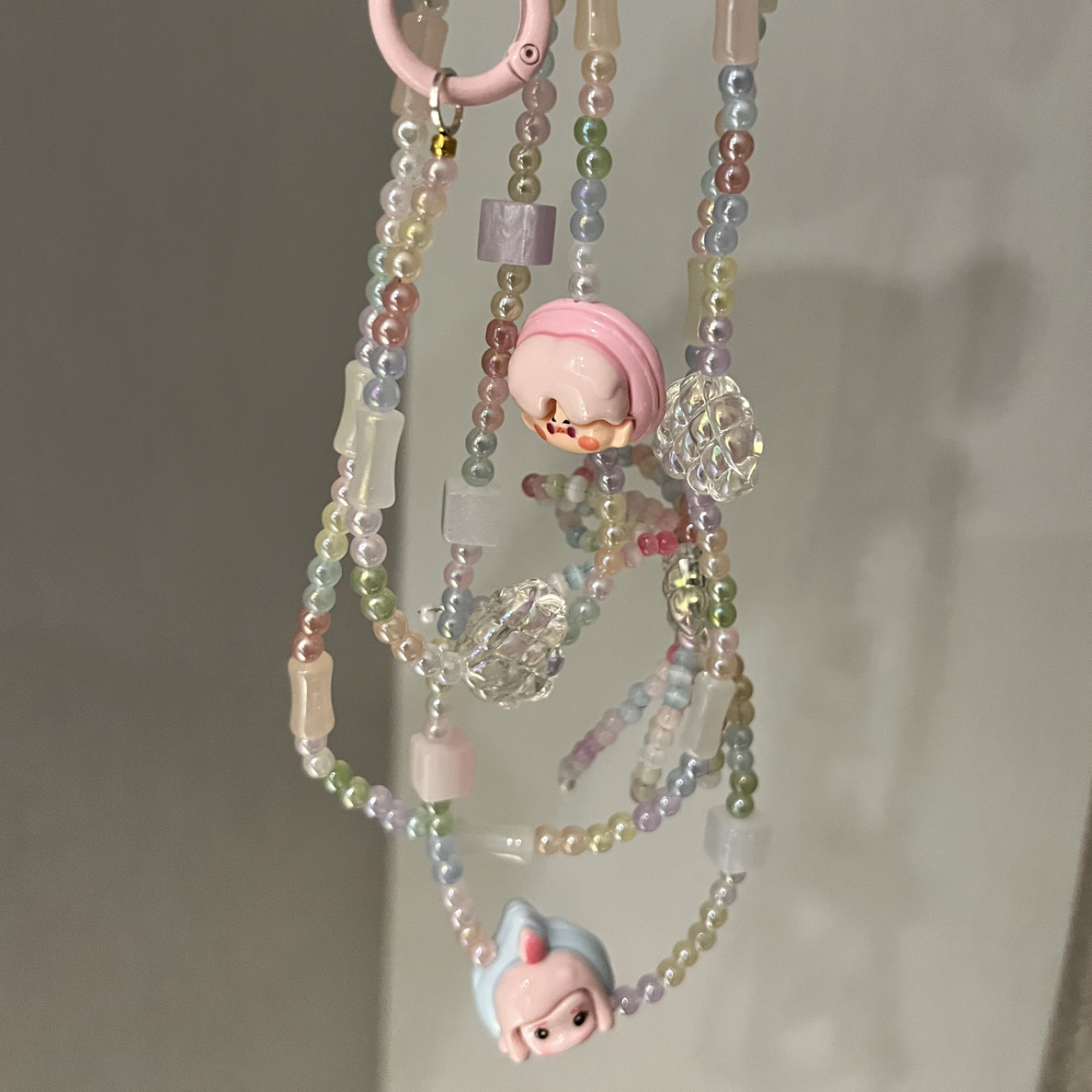 萌粒手机链 可接定制款