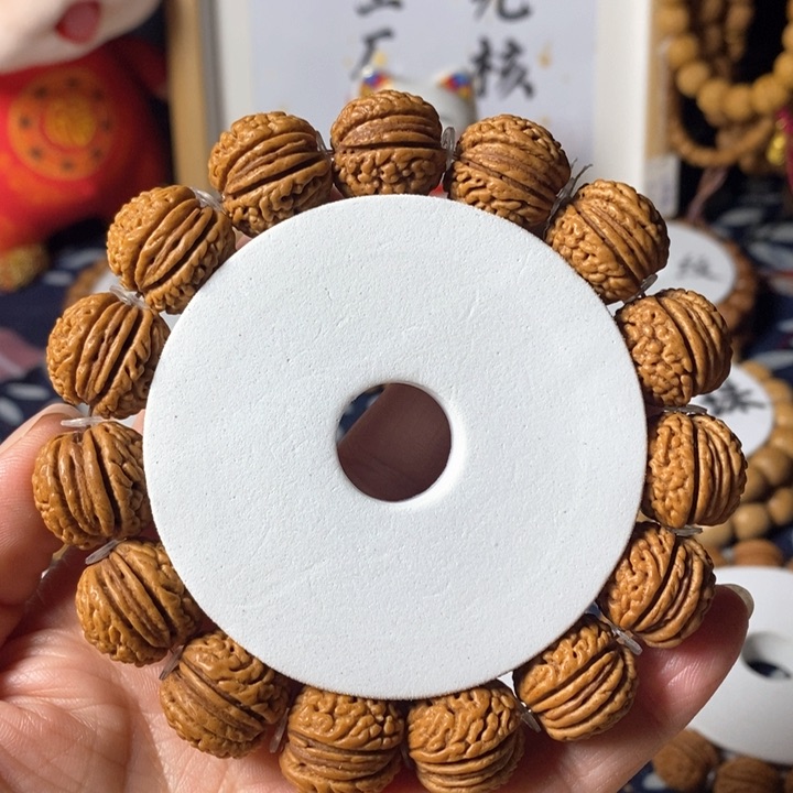 桃核手串油*盘锦蚁王16